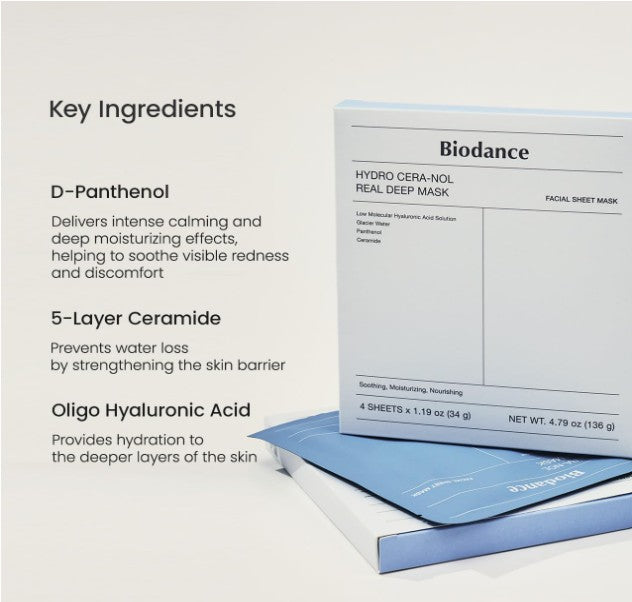 Masque Biodance Cera-nol Céramide Panthénol | Réparation Barrière Cutanée