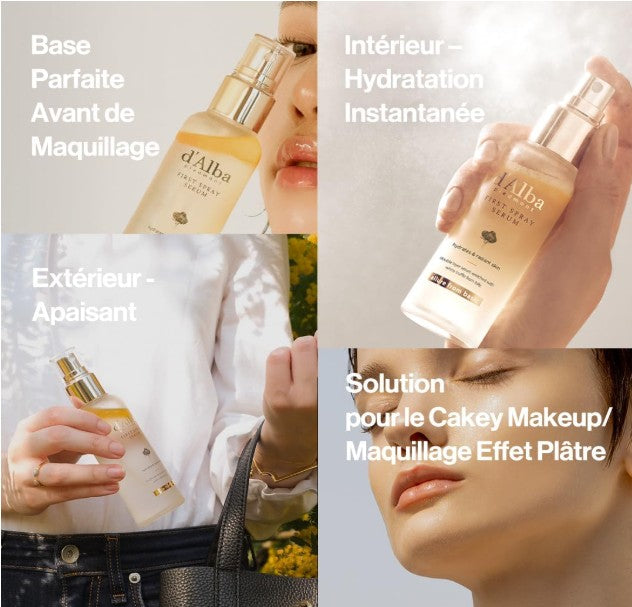 Sérum Spray Truffe Blanche d'Alba | Hydratant Éclat Végétalien