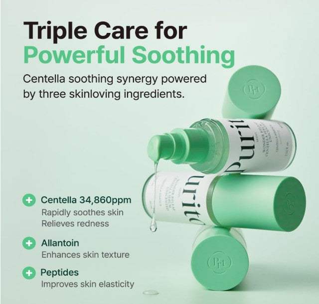 🌿 Purito Wonder Relief Centella Serum - Le Baume Apaisant Quotidien